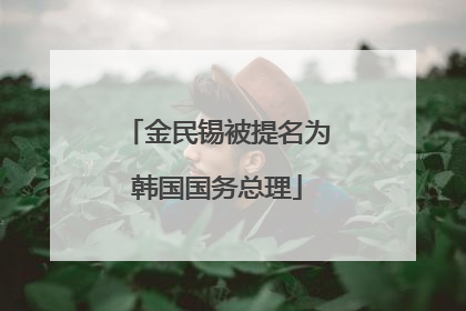 金民锡被提名为韩国国务总理