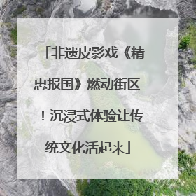 非遗皮影戏《精忠报国》燃动街区！沉浸式体验让传统文化活起来