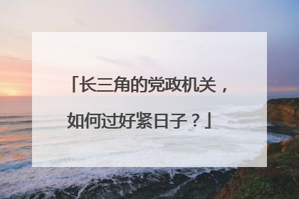 长三角的党政机关，如何过好紧日子？