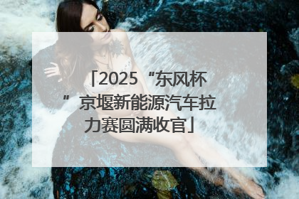 2025“东风杯”京堰新能源汽车拉力赛圆满收官