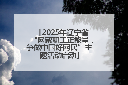 2025年辽宁省“网聚职工正能量，争做中国好网民”主题活动启动
